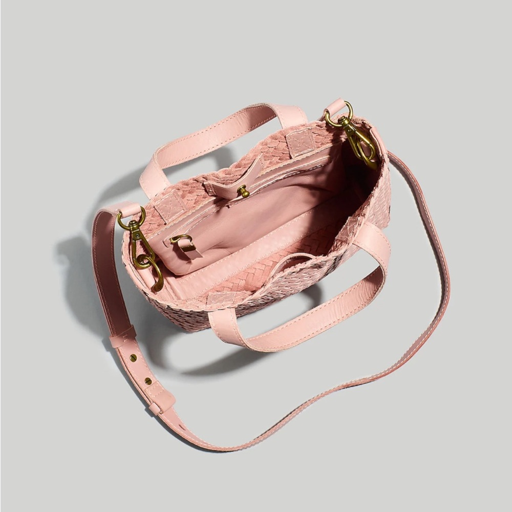 The Small Transport Crossbody: Woven Leather Edition - Picture 2 of 4